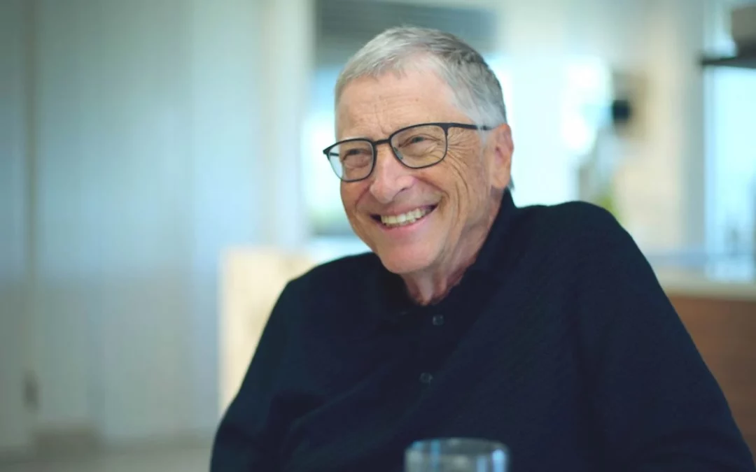 Bill Gates fala sobre o futuro na nova série da Netflix com IA