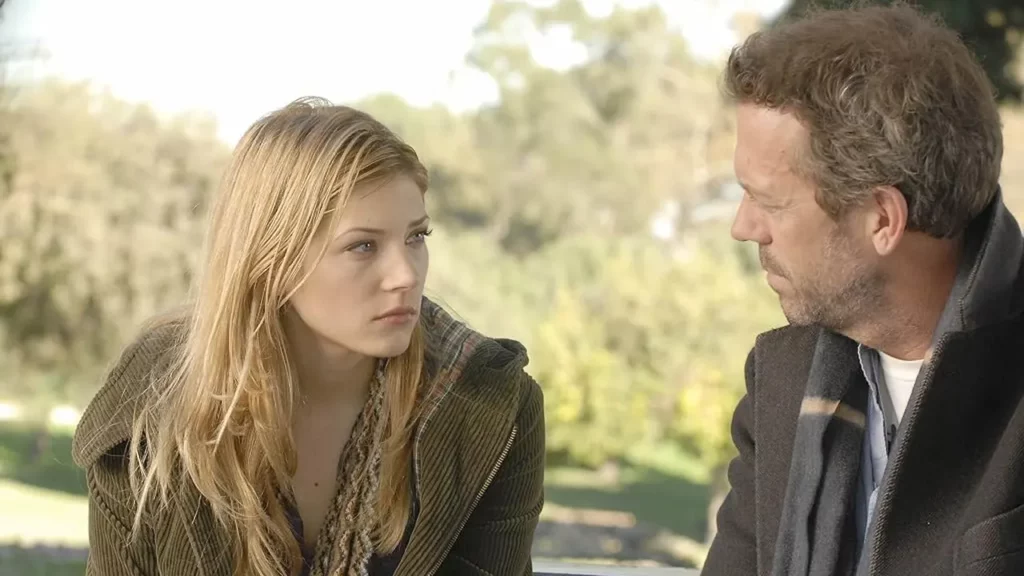 Hugh Laurie e Katheryn Winnick em "Dr. House " - médicos de séries