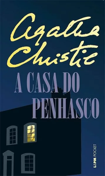 Capa do livro "A Casa do Penhasco", de Agatha Christie