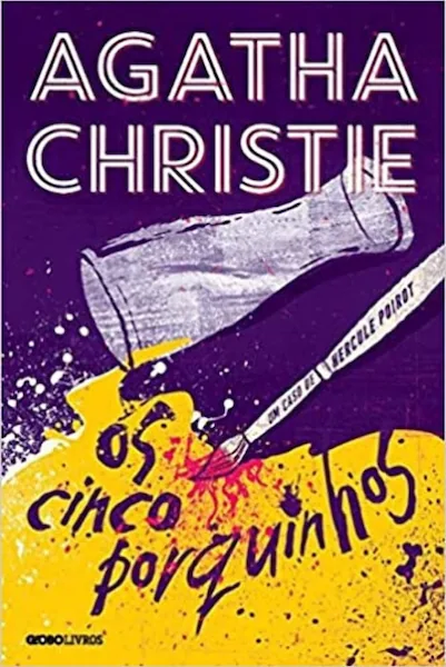 Capa do livro "Os Cinco Porquinhos", de Agatha Christie