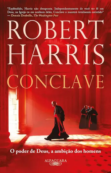 Capa do livro "Conclave", de Robert Harris