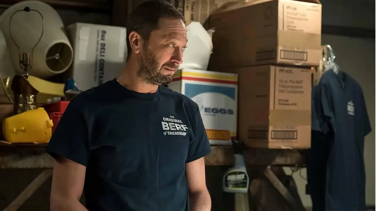 Foto de Ebon Moss-Bachrach em "O Urso" (Chuck Hodes/FX Networks)