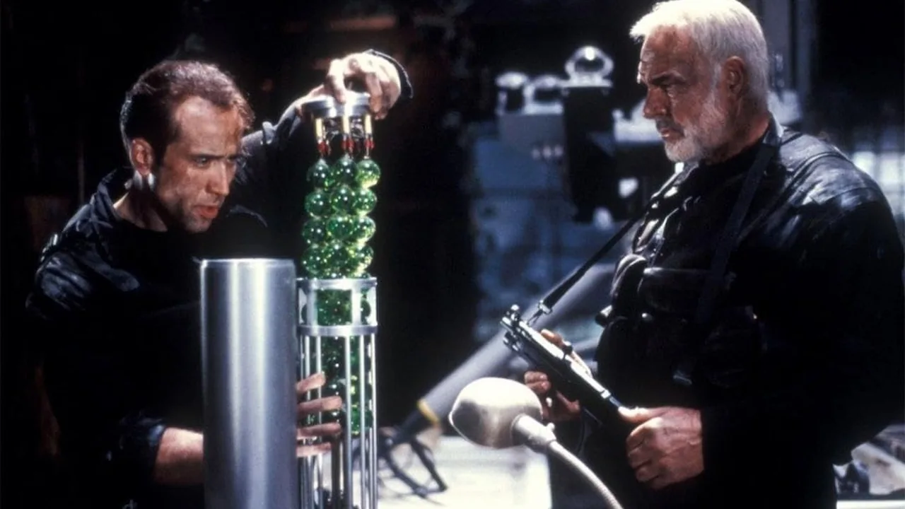 Nicolas Cage e Sean Connery em "A Rocha" (Hollywood Pictures, Don Simpson/Jerry Bruckheimer Films)
