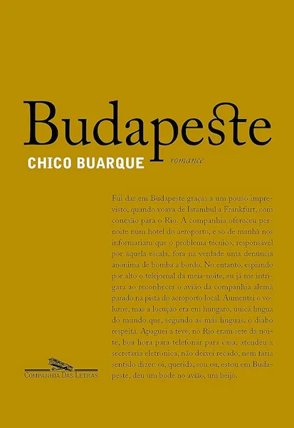 Capa do livro "Budapeste", de Chico Buarque