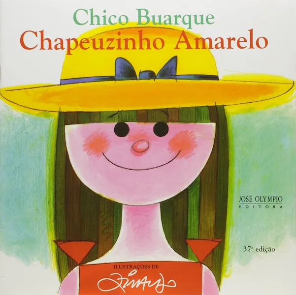Capa do livro "Chapeuzinho Amarelo", de Chico Buarque