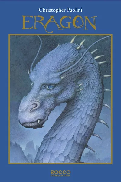 Capa do livro "Eragon", de Christopher Paolini