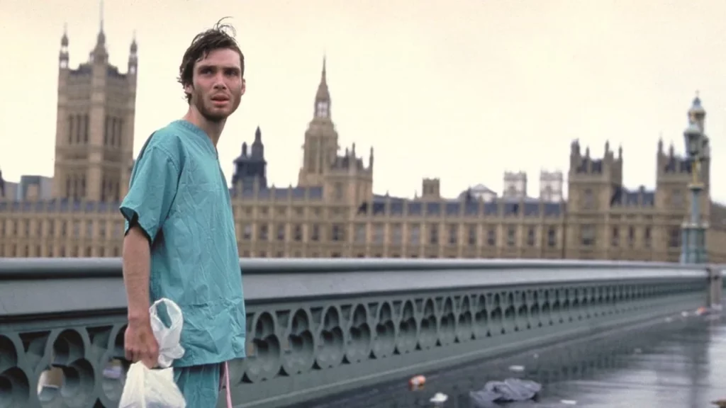 Cillian Murphy em Extermínio (2002) - Foto: Reprodução