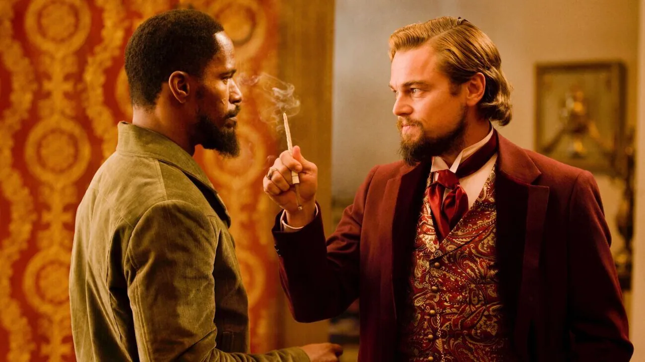 Leonardo DiCaprio e Jamie Foxx em "Django Livre" (Andrew Cooper/Weinstein Co)