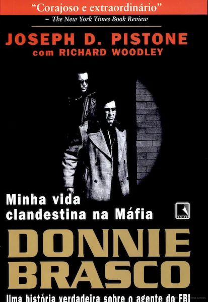 Capa do livro "Donnie Brasco", de Joseph D. Pistone