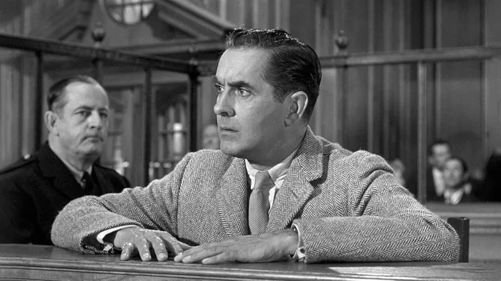 Tyrone Power em "Testemunha de Acusação"