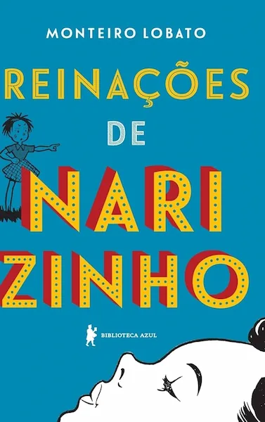Capa do livro "Reinações de Narizinho", de Monteiro Lobato