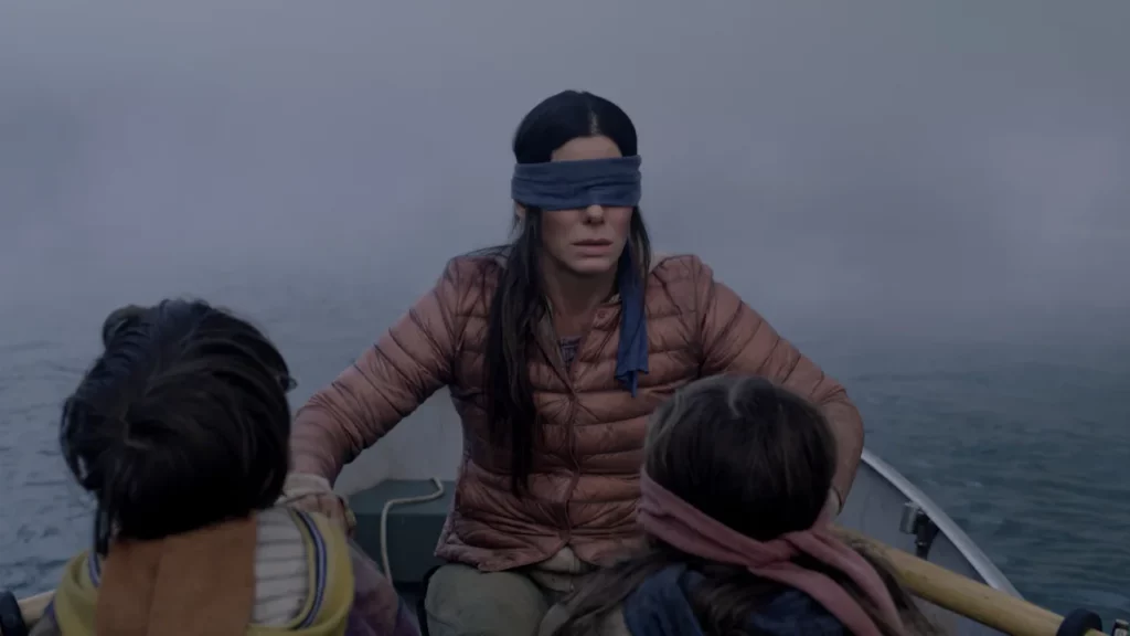 Sandra Bullock em "Bird Box" (Netflix)