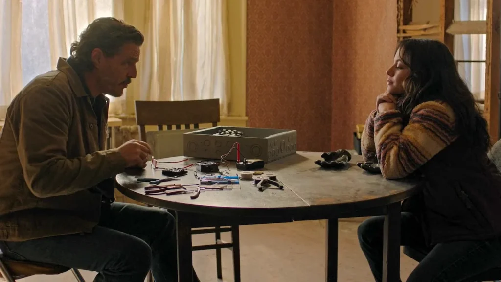 Joel e Dina, em The Last of Us.