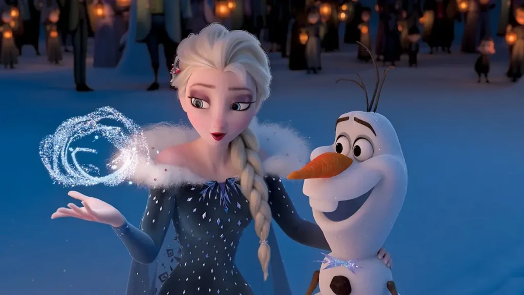 Elsa e Olaf (Foto: Reprodução)