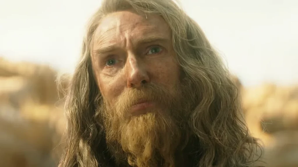 Daniel Weyman como "O Estranho"/Gandalf em "Senhor dos Anéis: Os Anéis de Poder" (Prime Video)