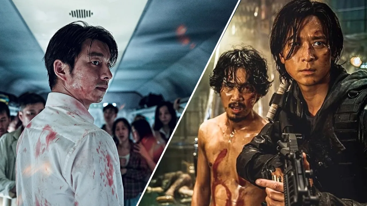 Montagem com os filmes "Invasão Zumbi" e "Invasão Zumbi 2: Península"