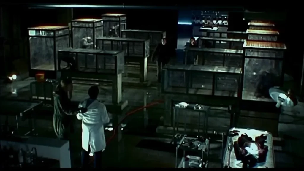 Laboratório de Cambridge no filme "Extermínio" (Foto: Reprodução)
